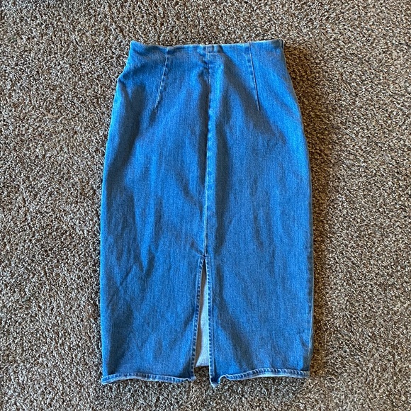Vintage Denim Skirt - Picture 1 of 4